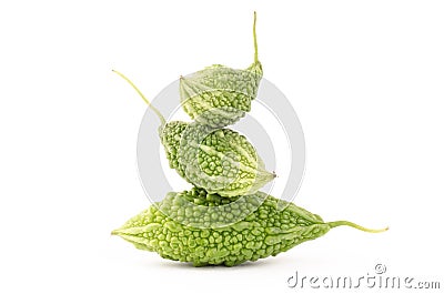 Fresh bitter gourd Stock Photo