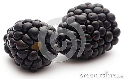 Fresh blackberries Stock Photo