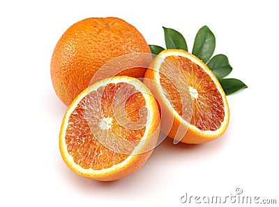 Fresh Blood Orange Stock Photo