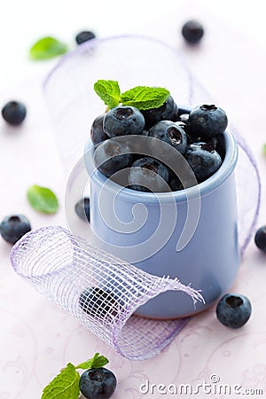 Fresh blueberry Stock Photo