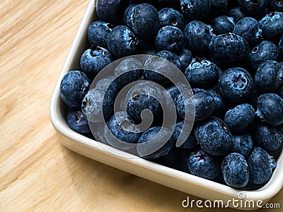 Fresh Blueberry antioxidant organic superfood Stock Photo