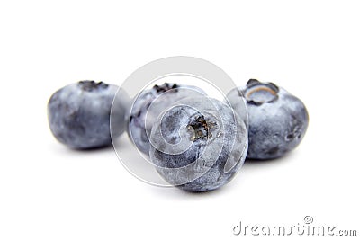 Fresh bluebery isolated on white background Stock Photo