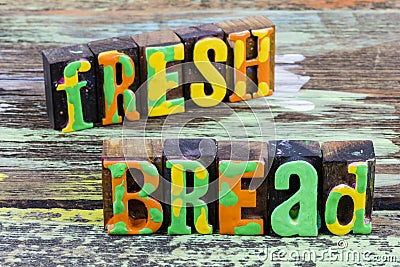 Fresh bread health food for soul healthy bakery loaf Stock Photo