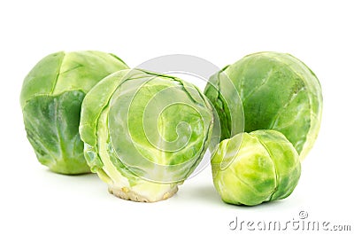 Fresh brussels sprout Stock Photo