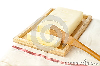 Fresh butter Stock Photo