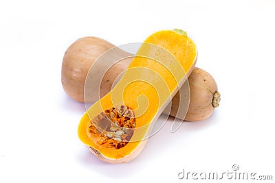 Fresh butternut squash Stock Photo