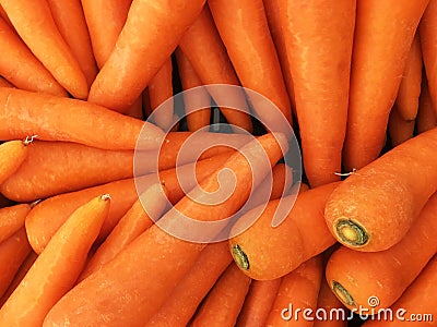 fresh carrot for sell in the market Stock Photo