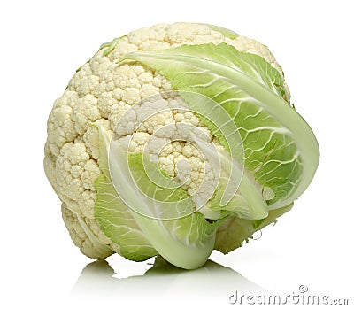 Fresh Cauliflower Stock Photo