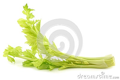 Fresh celery stems Stock Photo