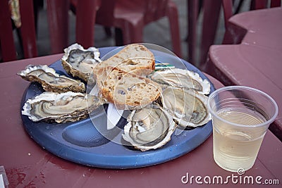 Fresh cheese from the market in Bordeaux Stock Photo