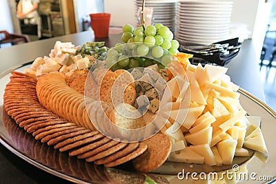 Fresh cheese party selections Stock Photo