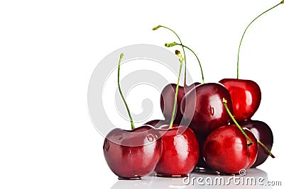 Fresh cherry Stock Photo