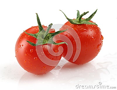 Fresh Cherry tomato Stock Photo