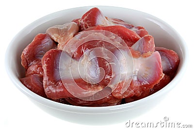 Fresh Chicken Gastrolith/Gastric Mill Stock Photo