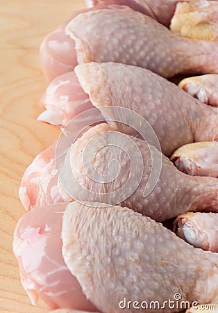 Fresh chicken legs Stock Photo