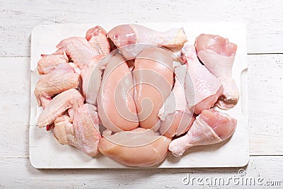 Fresh chicken meat Stock Photo
