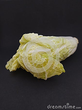 a fresh chicory, a vegetable that can be processed and cooked into soup or stir-fry Stock Photo