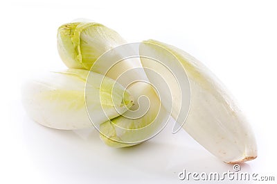 Fresh chicory Stock Photo