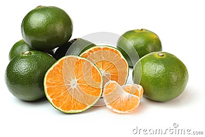 Fresh chinese oranges Stock Photo