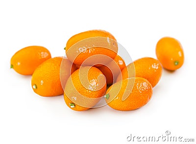 Fresh citrus kumquat Stock Photo