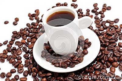 Fresh coffee Stock Photo