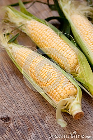 Fresh corn Stock Photo