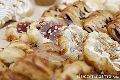 Fresh couple sweet breads Stock Photo