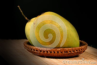 Fresh couple mango Stock Photo