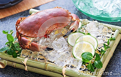 Fresh crab Stock Photo