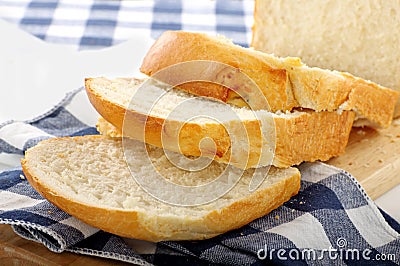 Fresh Crusty Bread Stock Photo