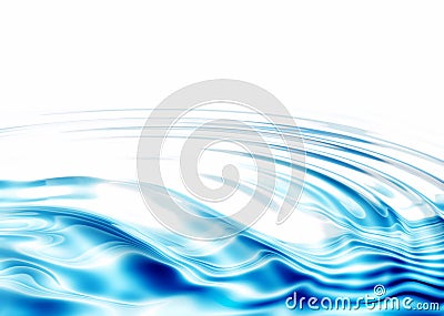 Fresh, crystal clear water ripples Stock Photo
