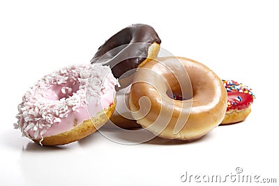 Fresh Donuts Stock Photo