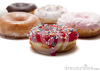 Fresh Donuts Stock Photo