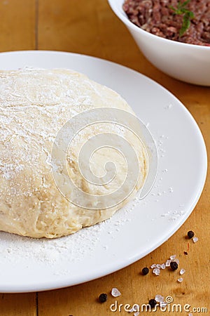 Fresh dough Stock Photo