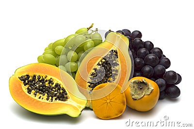 Fresh exotic fruits Stock Photo