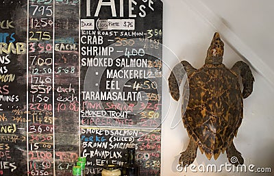 Fresh fish from beside the seaside Editorial Stock Photo