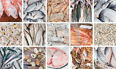 Fresh fishes Stock Photo