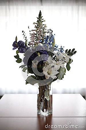 Fresh flower display arrangement - Mother's Day Stock Photo
