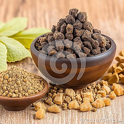 Fresh Frankincense dhoop, a natural aromatic resin used in perfumes and incenses Stock Photo