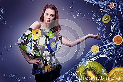 Fresh fruit Stock Photo