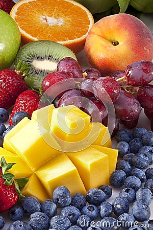 Fresh Fruit Antioxidant Food Stock Photo