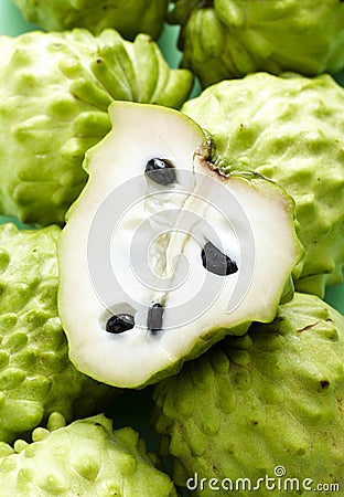 Fresh fruit, custard apple Stock Photo