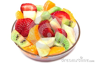 Fresh Fruit Salad Stock Photo