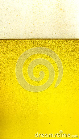 Fresh golden beer texture Stock Photo