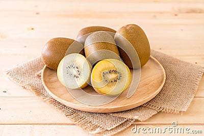 fresh golden kiwi Stock Photo