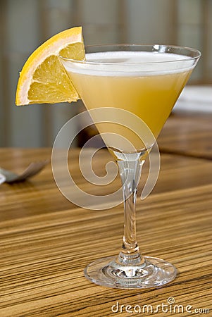 Fresh grapefruit martini Stock Photo