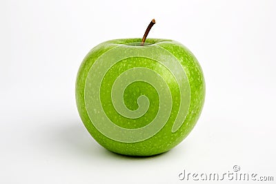 Fresh green apple Stock Photo