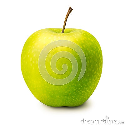 Green apple isolated Stock Photo