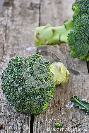Fresh green broccol Stock Photo