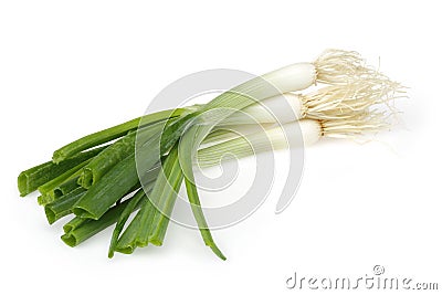 Fresh green onions Stock Photo